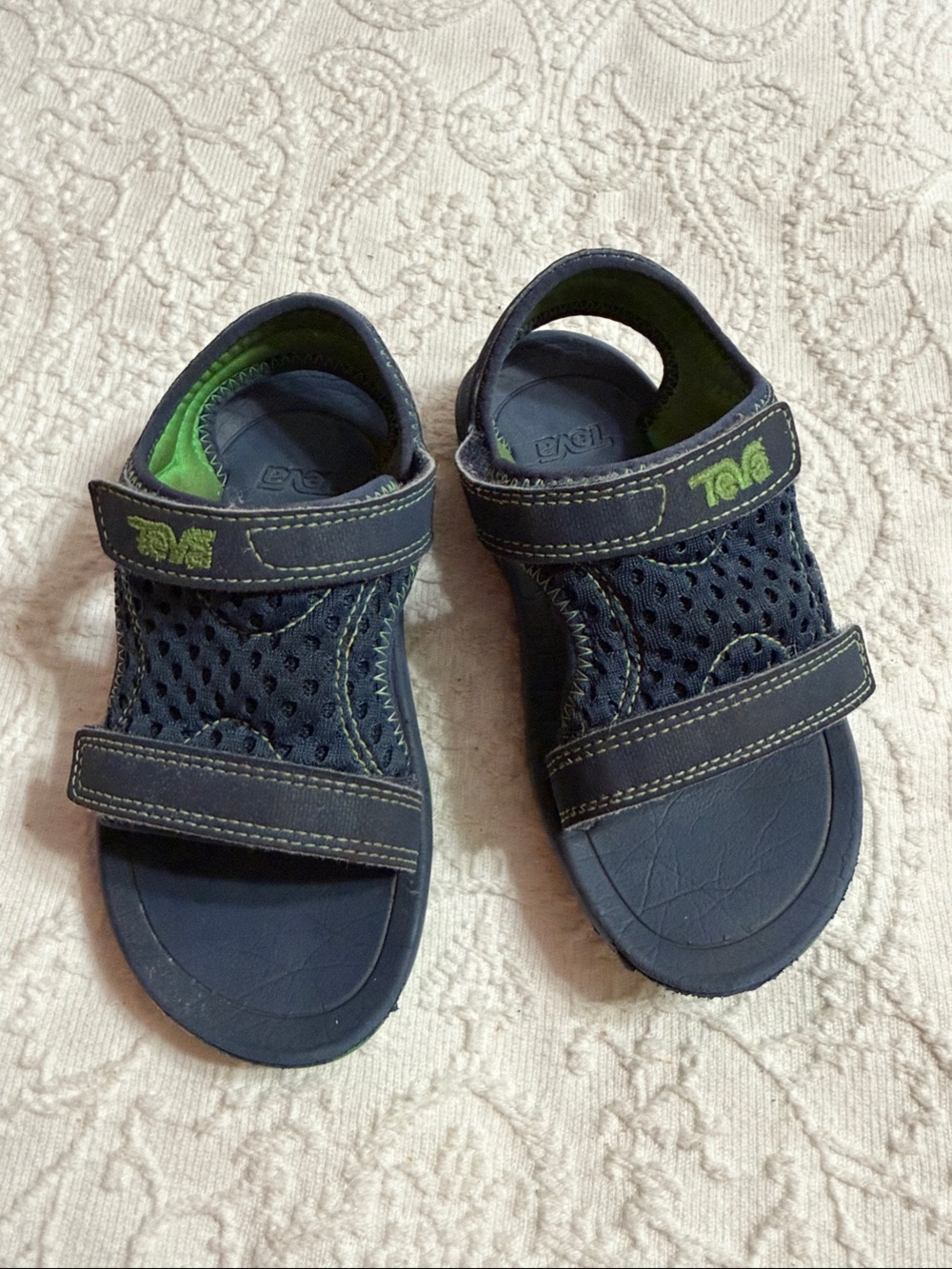 Teva Size 9 Toddler Navy Kids Active Outdoor Sandals